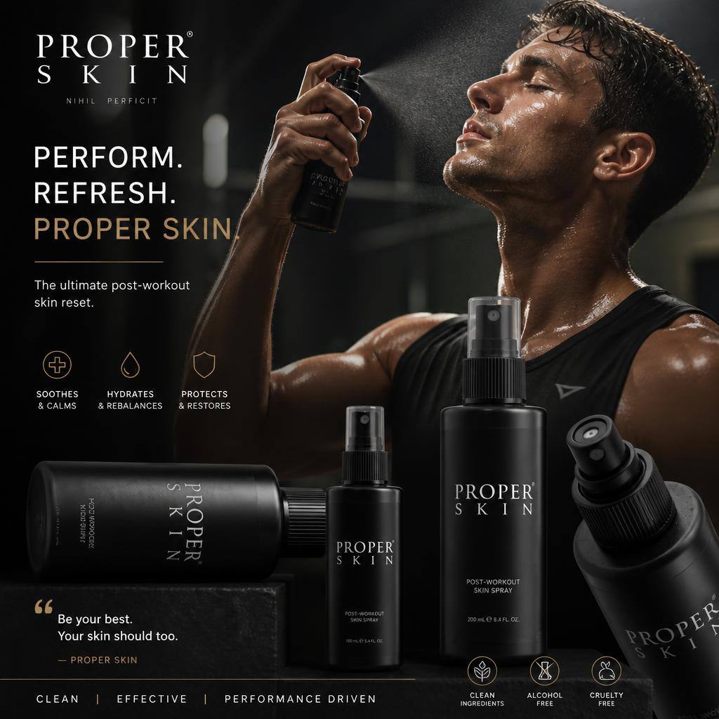 PROPER SKIN™ Active Mist  תרסיס התאוששות וניקוי לאחר אימון - Clavion